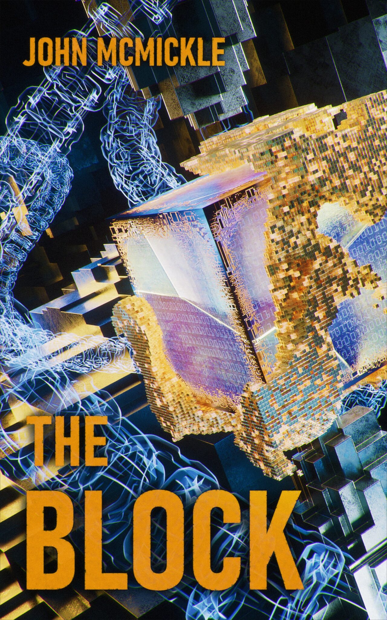 A book cover with the title " the block ".